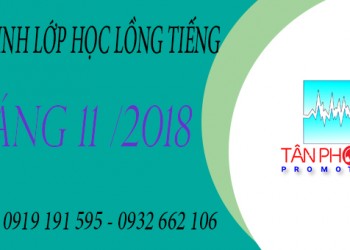 ĐÀO TẠO DIỄN VIÊN LỒNG TIẾNG THÁNG 11/2018